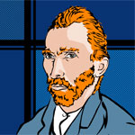 Vincent van Gogh á la Roy Lichtenstein