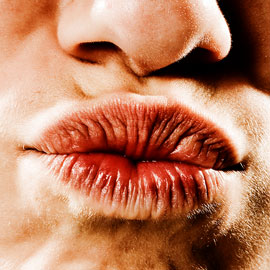 küssende Lippen